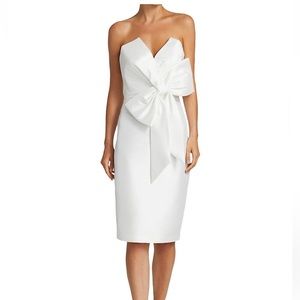 Badgley Mishka Scupture Bow Front Dress